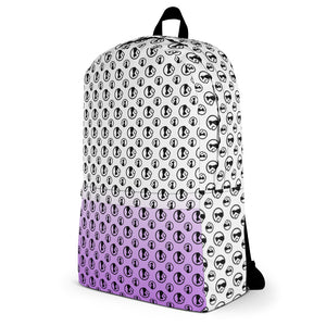 Backpack with Violet Gradient and Bibi Logos